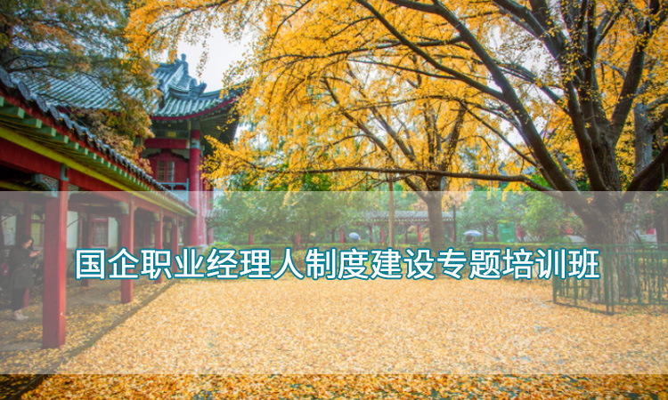 南京师范大学—国企职业经理人制度建设专题培训班